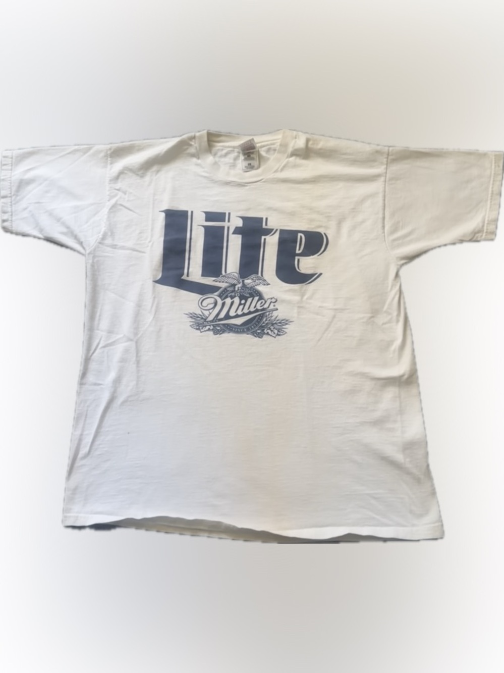 Old school cool Miller Lite T shirt | XL preshrunk heavy cotton